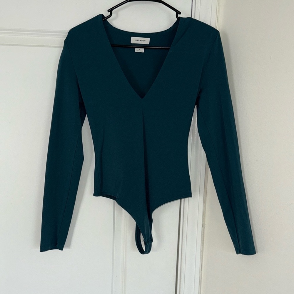 Babaton Contour Shoulder Pad V-Neck Bodysuit